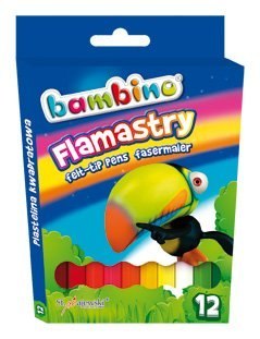 Flamastry 12kol.STANDARD BAMBINO *1604 MAJEWSKI Flamastry 12kol.STANDARD BAMBINO *1604 MAJEWSKI