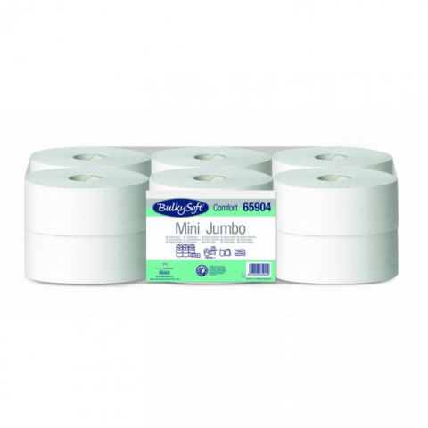 Papier toaletowy mini JUMBO (12 rolek) 120 m 65904 BULKYSOFT Comfort ekologiczny Papier toaletowy mini JUMBO (12 rolek) 120 m 65904 BULKYSOFT Comfort ekologiczny