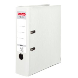 Segregator Q.FILE A4, 8 cm, PP biały 300023532 HERLITZ