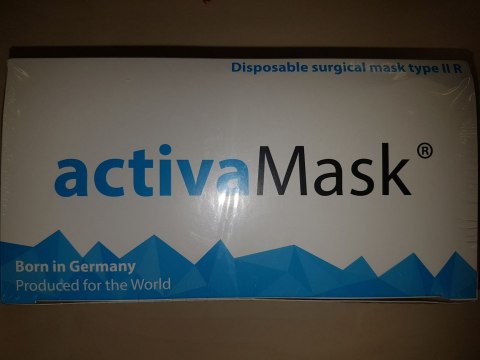 Maseczki medyczne 50szt niebieska TYP II CE BFE>=98% MEDICAL 8%VAT Maseczki medyczne 50szt niebieska TYP II CE BFE>=98% MEDICAL 8%VAT