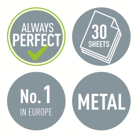 Dziurkacz duży metalowy Leitz, żółty, 10 lat gwarancji, 30 kartek 50081016 Dziurkacz duży metalowy Leitz, żółty, 10 lat gwarancji, 30 kartek 50081016