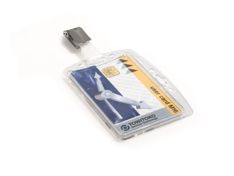 Etui do kart identyfikacyjnych 54x85mm z klipem (25 szt.) 8005-19 Etui do kart identyfikacyjnych 54x85mm z klipem (25 szt.) 8005-19