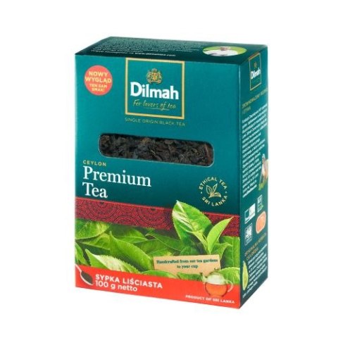 Herbata DILMAH CEYLON PREMIUM TEA 100g liściasta czarna Herbata DILMAH CEYLON PREMIUM TEA 100g liściasta czarna
