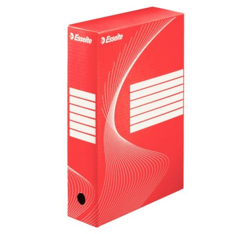 Pudełka archiwizacyjne ESSELTE BOXY 80mm czerwone 128412 Pudełka archiwizacyjne ESSELTE BOXY 80mm czerwone 128412