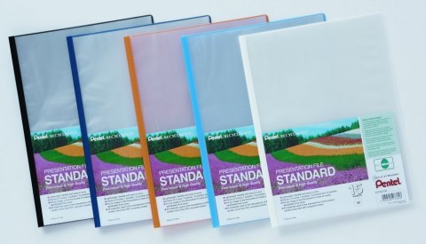 Skoroszyt prezentacyjny, 15 kieszeni czarny DCP3415-A PENTEL Skoroszyt prezentacyjny, 15 kieszeni czarny DCP3415-A PENTEL