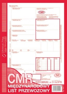 Międynarodowy list przewozowy CMR A4, 84 kartki (1+5) 10-800-3 DOTTS