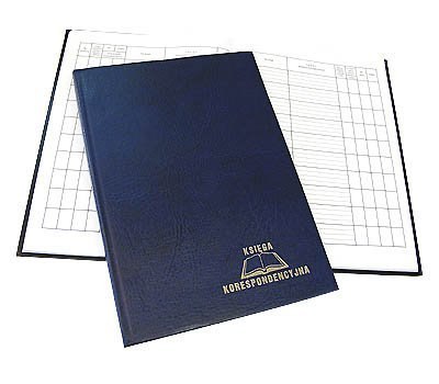 Książka korespondencyjna A4 300k - granat WARTA 1824-229-019 Książka korespondencyjna A4 300k - granat WARTA 1824-229-019