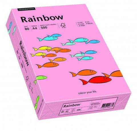 Papier xero kolorowy RAINBOW różowy R55 88042541 Papier xero kolorowy RAINBOW różowy R55 88042541