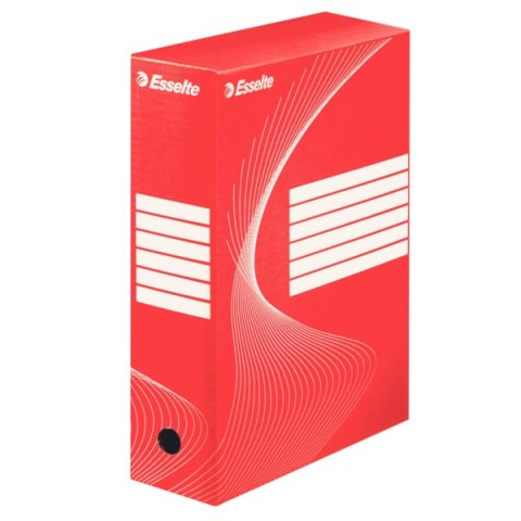 Pudełka archiwizacyjne ESSELTE BOXY 100mm czerwone 128422 Pudełka archiwizacyjne ESSELTE BOXY 100mm czerwone 128422