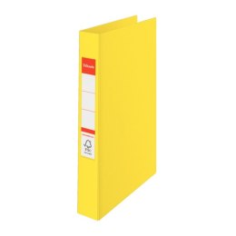 Segregator Esselte A4 z 4 kółkami, grzbiet 42 mm, żółty, 14458