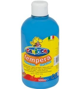 Farba tempera 500 ml, błękit CARIOCA 170-2354 Farba tempera 500 ml, błękit CARIOCA 170-2354