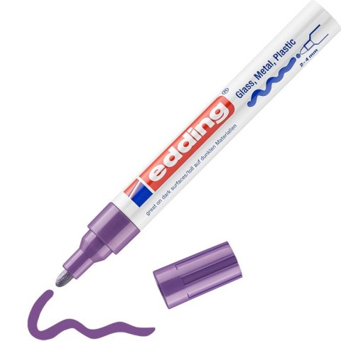 Marker EDDING lakier 2-4mm fioletowy 750/008/FED Marker EDDING lakier 2-4mm fioletowy 750/008/FED
