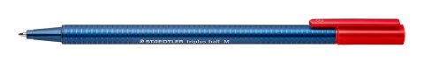 Długopis triplus ball, M, czerwony, Staedtler S 437 M-2 Długopis triplus ball, M, czerwony, Staedtler S 437 M-2