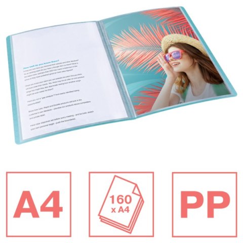 Album ofertowy Esselte Colour Breeze, z 80 koszulkami, niebieski 626237 Esselte Album ofertowy Esselte Colour Breeze, z 80 koszulkami, niebieski 626237 Esselte