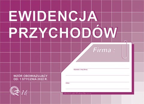 Ewidencja przychodów A5 R01-H MICHALCZYK I PROKOP album/offset (od 1 styczeń 2022) Ewidencja przychodów A5 R01-H MICHALCZYK I PROKOP album/offset (od 1 styczeń 2022)