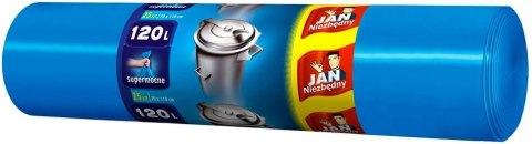 JAN NIEZBĘDNY Worki LD niebieskie 120l 25 szt. 04409 JAN NIEZBĘDNY Worki LD niebieskie 120l 25 szt. 04409