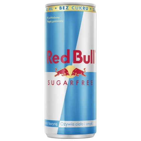 Napój energetyczny RED BULL SUGARFREE 250ml puszka Napój energetyczny RED BULL SUGARFREE 250ml puszka