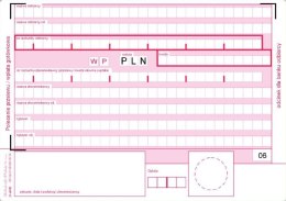 Polecenie przelewu, (1+3) A6 80kartek, 10-445-5M DOTTS