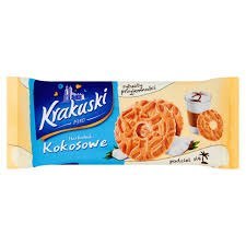 Ciastka BAHLSEN KRAKUSKI KOKOSOWE 168g Ciastka BAHLSEN KRAKUSKI KOKOSOWE 168g
