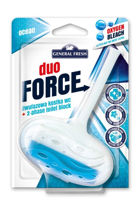 Kostka do WC DUO FORCE zawieszka 40g morze GENERAL FRESH Kostka do WC DUO FORCE zawieszka 40g morze GENERAL FRESH
