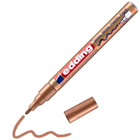 Marker lak.1-2mm 751-55 miedziany EDDING Marker lak.1-2mm 751-55 miedziany EDDING