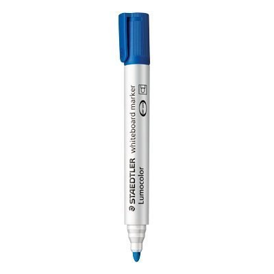Marker Lumocolor do białych tablic whiteboard, okrągły, niebieski, Staedtler S 351-3 Marker Lumocolor do białych tablic whiteboard, okrągły, niebieski, Staedtler S 351-3