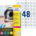 Usuwalne tabliczki inspekcyjne L7803-10 Q20 10ar Avery Zweckform (X)