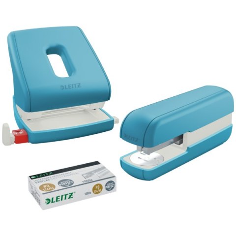 Zszywacz Leitz Cosy, niebieski, 30 kartek, 10 lat gwarancji 55670061 Zszywacz Leitz Cosy, niebieski, 30 kartek, 10 lat gwarancji 55670061