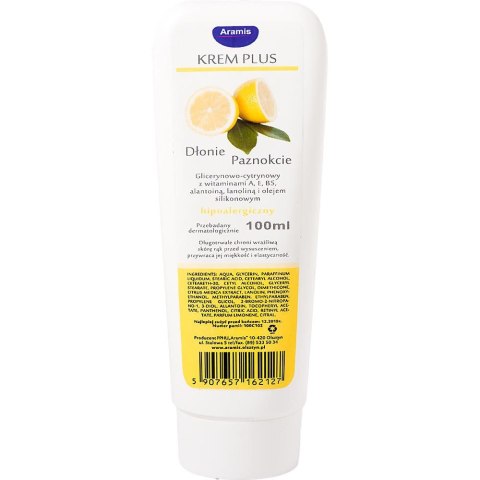 Krem do rąk ARAMIS 100ml cytryna Krem do rąk ARAMIS 100ml cytryna
