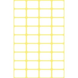Białe minietykiety do opisywania ręcznego, 72 etyk./op., 38 x 18 mm, białe, AVERY ZWECKFORM, 3077