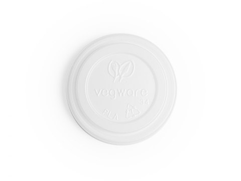 Pokrywka CPLA do kubka papierowego 100ml biała, op. 50 szt. 100% biodegradowalna VLID62-A1 Pokrywka CPLA do kubka papierowego 100ml biała, op. 50 szt. 100% biodegradowalna VLID62-A1