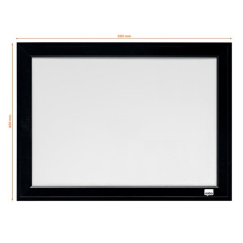 Tablica suchościeralna Nobo z czarną ramą, 585 x 430 mm 1903785 Tablica suchościeralna Nobo z czarną ramą, 585 x 430 mm 1903785