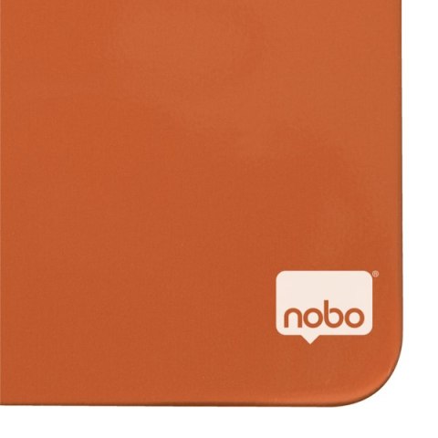 Mała kwadratowa tabliczka suchościeralna Nobo, 360 mm x 360 mm, pomarańczowa 1915622 Mała kwadratowa tabliczka suchościeralna Nobo, 360 mm x 360 mm, pomarańczowa 1915622