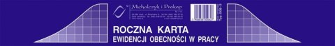 508-3 Roczna karta ewidencji obecności w pracy A5 (50) Michalczyk i Prokop 508-3 Roczna karta ewidencji obecności w pracy A5 (50) Michalczyk i Prokop