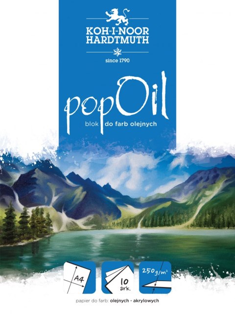 Blok POP OIL A4 10ark 250g BLO-OIA4PO Blok POP OIL A4 10ark 250g BLO-OIA4PO