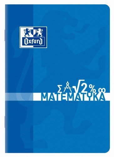 Zeszyt matematyka A4 60k 90g kratka z marginesem 400150840 OXFORD Zeszyt matematyka A4 60k 90g kratka z marginesem 400150840 OXFORD
