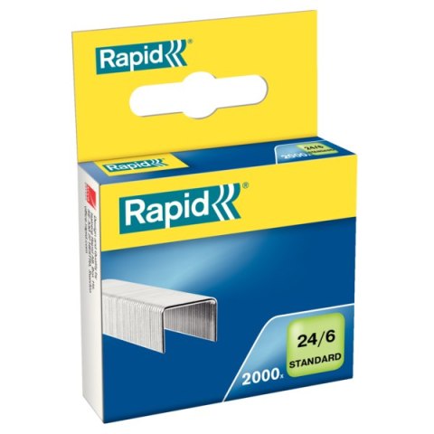 Zszywki Rapid Standard 24/6 2M , 2000 szt. Rapid 24858800 Zszywki Rapid Standard 24/6 2M , 2000 szt. Rapid 24858800