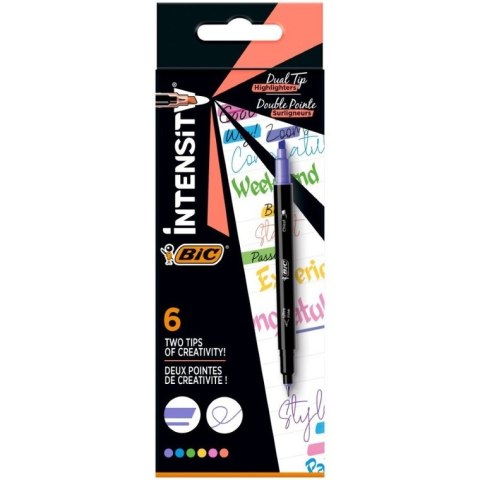 Zakreslacz Dual Tip Highligher mix 6 szt 503828 Zakreslacz Dual Tip Highligher mix 6 szt 503828