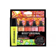 Zakreślacz BOSS ARTY 5szt 70/5-02-1-20 STABILO Zakreślacz BOSS ARTY 5szt 70/5-02-1-20 STABILO