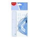 Zestaw geometryczny (linijka 15cm, 2 ekierki, kątomierz) 242815 MAPED Zestaw geometryczny (linijka 15cm, 2 ekierki, kątomierz) 242815 MAPED