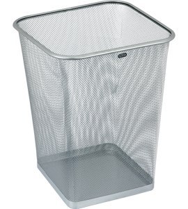 Kosz na papier kwadratowy 18l GR-017, srebrny siatka GRAND 120-1460 SALE Kosz na papier kwadratowy 18l GR-017, srebrny siatka GRAND 120-1460 SALE
