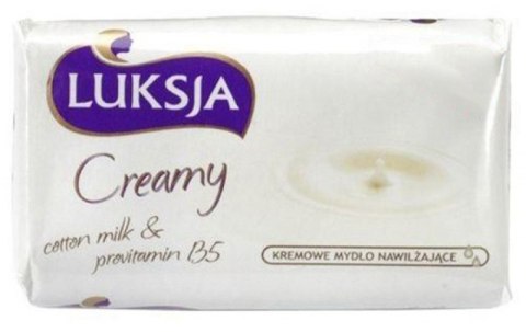 LUKSJA Mydło kostka 100g CREAMY COTTON&PROVITAMIN, 8797 LUKSJA Mydło kostka 100g CREAMY COTTON&PROVITAMIN, 8797