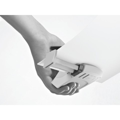 Dziurkacz mini LEITZ WOW metalowy perłowy biały 50601001 Dziurkacz mini LEITZ WOW metalowy perłowy biały 50601001