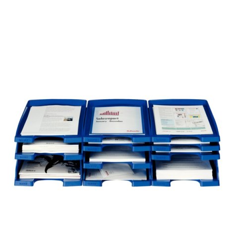 Półka na dokumenty LEITZ Plus Slim przezroczysty 52370003 Półka na dokumenty LEITZ Plus Slim przezroczysty 52370003