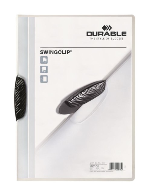 Skoroszyt SWINGCLIP 30 czarny 226001 1-30kartek DURABLE Skoroszyt SWINGCLIP 30 czarny 226001 1-30kartek DURABLE