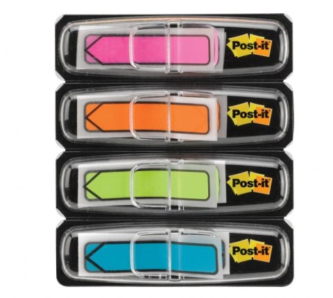 Zakładki indeksujące POST-IT (684-ARR4), PP, 12x43mm, strzałka, 4x24 kart., mix kolorów neonowy 3M-70071353612 Zakładki indeksujące POST-IT (684-ARR4), PP, 12x43mm, strzałka, 4x24 kart., mix kolorów neonowy 3M-70071353612